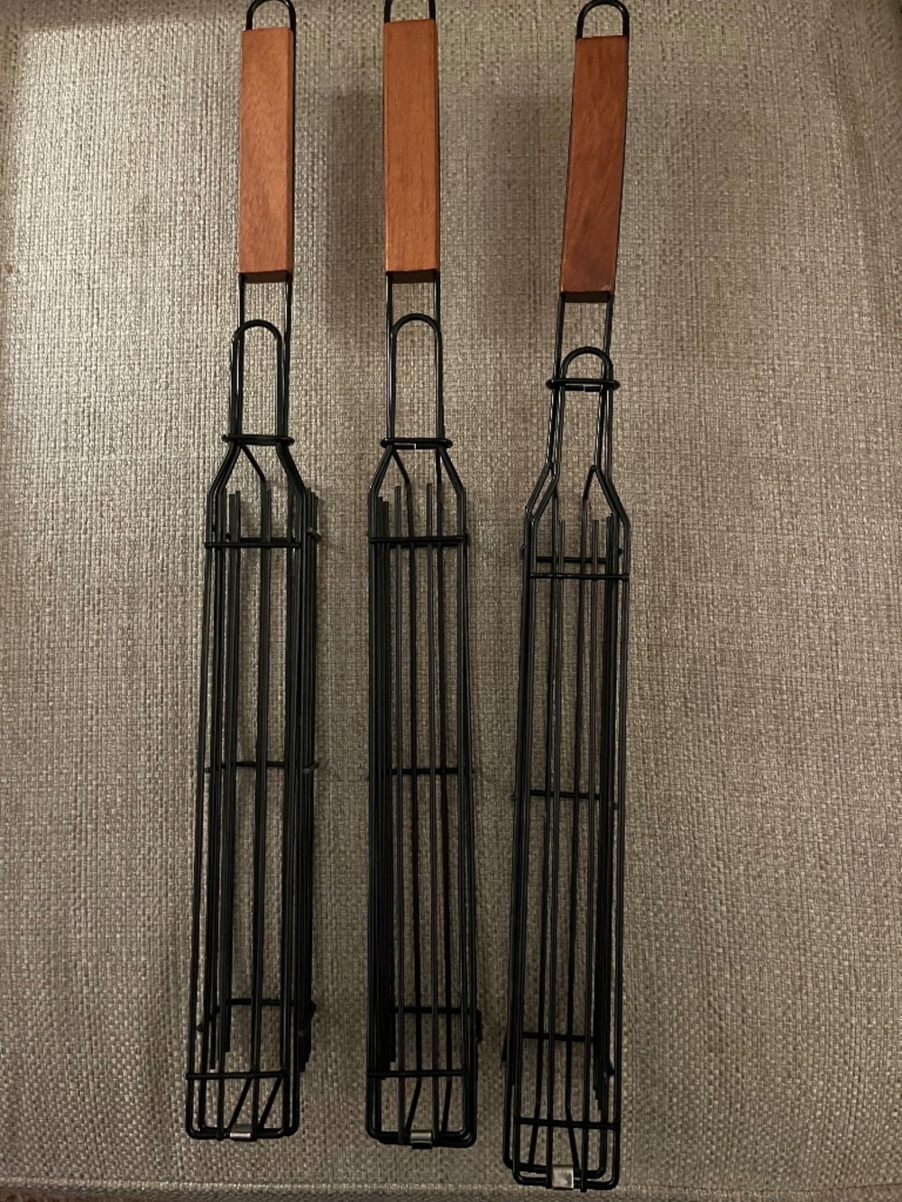 NWOT Charcoal Companion Non-Stick Kabob Grilling Baskets - Father's Day +